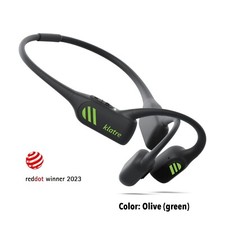 Bone Conduction Headphones by Klatre, Open-Ear, Water Resistant, Dual Mics, LS1