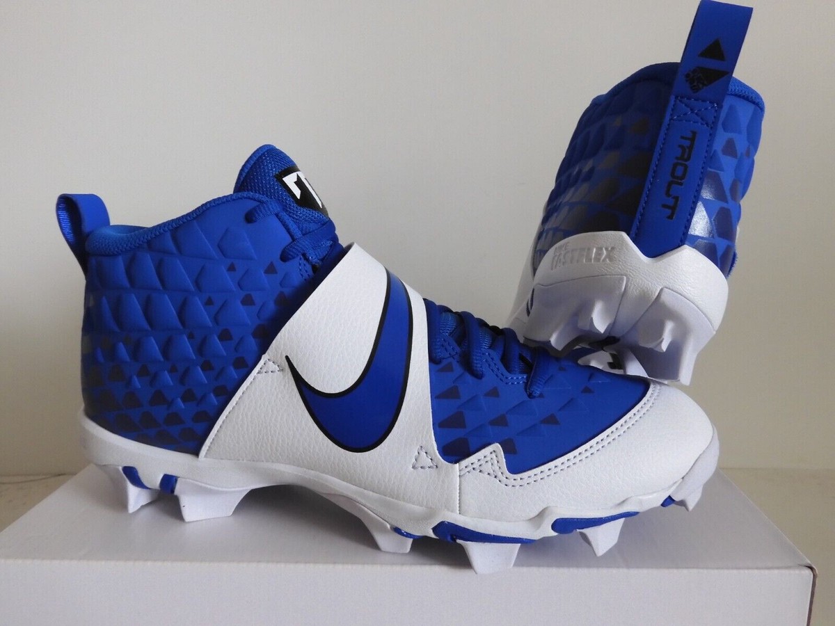 Nike Force Zoom Trout 6 Keystone Game Royal White AT3440-400 sz 12