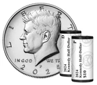 2024 P&D KENNEDY HALF DOLLAR TWO ROLL SET 2 x $10 FV BU 40 COIN 24KB 20 P 20 D