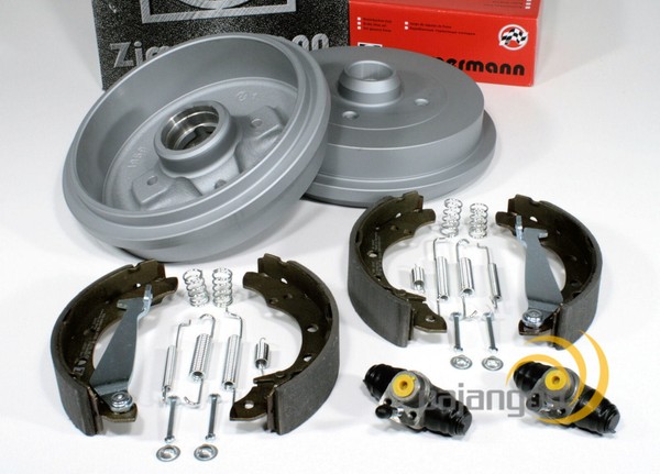 FüR VW Vento - Zimmermann Bremstrommeln Bremsbacken ZubehöR Radzylinder FüR Hint-image