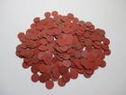296 Vintage WWII OPA Red Point Tokens 3 Irregular Included