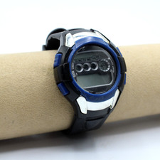Vintage Waterproof Unisex Casual Outdoor Black  Blue Digital Sports Watch