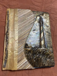 Beachcombers Lighthouse Resin Photo Album