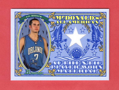 2006-07 BOWMAN DP's & STARS J.J. Redick McDONALD'S ALL AMERICAN RC JERSEY #MRR6