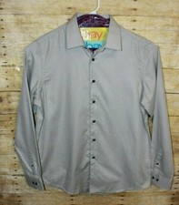 Tasso Elba 100 Cotton Dress Shirt Men's Size M 15-15 1/2 