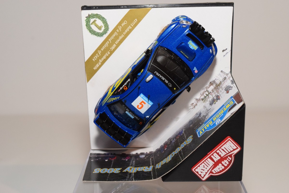 A67 1:43 SPEED 43115 SUBARU IMPREZA WRC SWEDISH RALLY 2005 SOLBERG