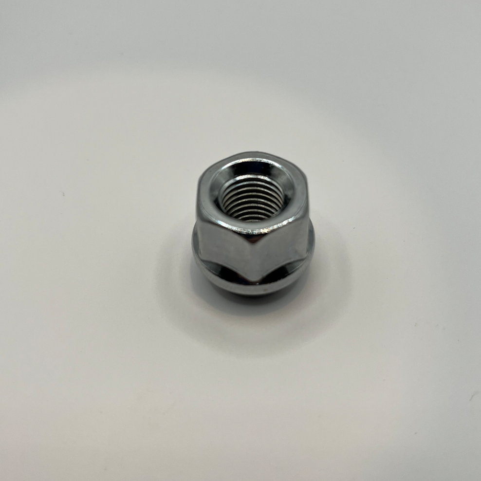 M12x1.5 Open Wheel Nuts (Zinc) x 12 + Locks For Hyundai Santa Fe Tucson