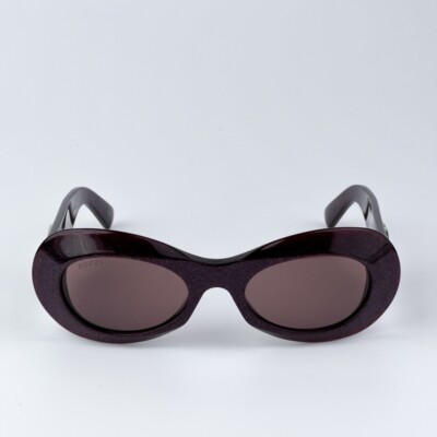 Gucci Women AUTHENTIC Sunglasses Violet Oval GG1696S 003  display picture 2