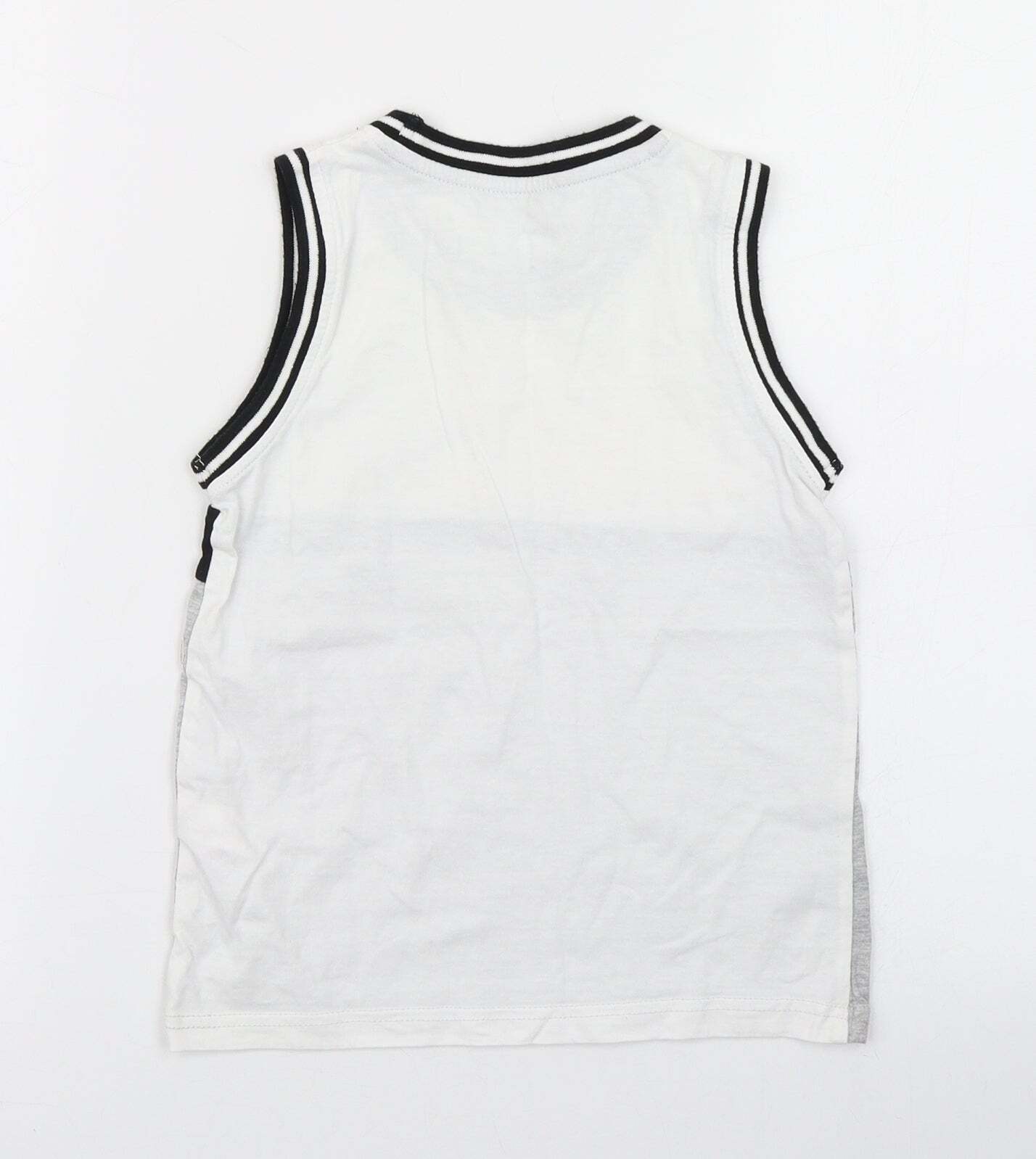 George Boys Grey Cotton blend Tank Size 5-6 Years image 2
