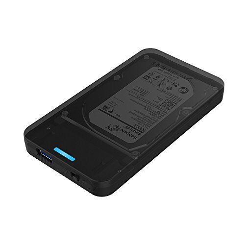 Sabrent 2.5-Inch SATA to USB 3.0 Tool-free External Hard Drive Enclosure [Optim - Picture 2 of 9