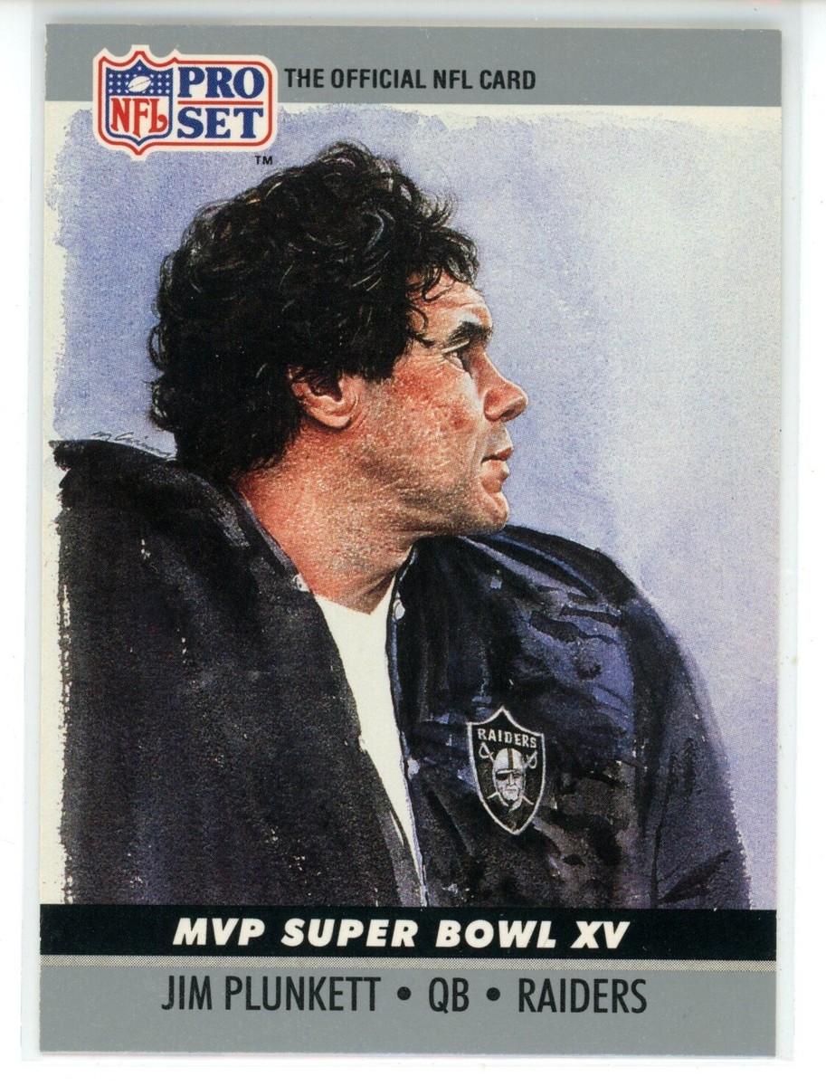 1990 Pro Set Super Bowl MVP #15 Jim Plunkett (Raiders) | eBay