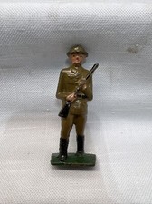 Early WW1 Style GREY IRON Dime Store US Army American Soldier 3 1/4 Cross Rifle