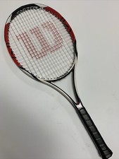 Wilson K Factor SIX.ONE 26 Jr. Tennis Racquet, 4 0 , New Replacement Grip, Used