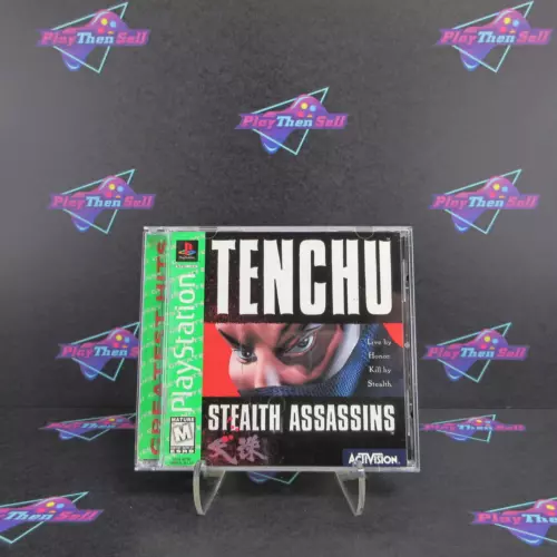 Refurbished Tenchu Stealth Assassins PS1 PlayStation 1 GH + Reg Card Complete ..