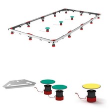 MEPA-Montagerahmen SF Rechteck  XL 100/180 150184 3 EasyLift-Wannenfüße Wahlset 