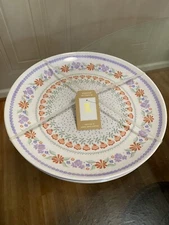 Melamine Dinner Plates Set Of 4 Rachel Ashwell Pretty Country Floral 11"