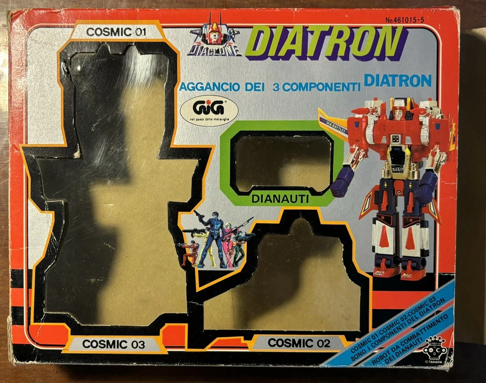 Diatron Gig Cosmic 1,2, 3 Prodotto Da Shogun  Takara Con Scatola - Immagine 3 di 4