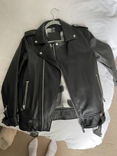 Boda Skins Leather Jacket Womens Size Xs - Style Voyager Onyx