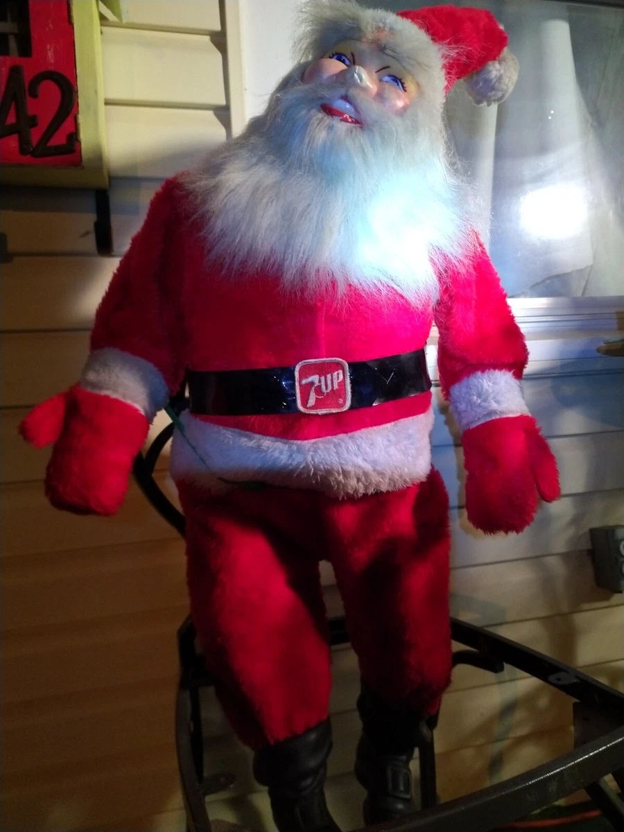 珍品！アメリカ買付け1980's Vintage 7up SANTA WORKS