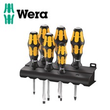 Wera 6pc Chiseldriver screwdriver set and rack 932/6 Kraftform- 05018282001