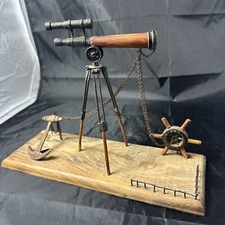 Decorative Desktop Telescope Nautical Theme Yo Ho Ho Thar She Blows