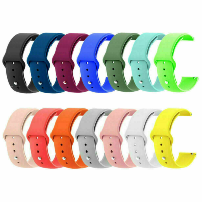 18mm Silicone Strap Wristband For Fossil Women's Gen Q Venture HR  Smartwatch