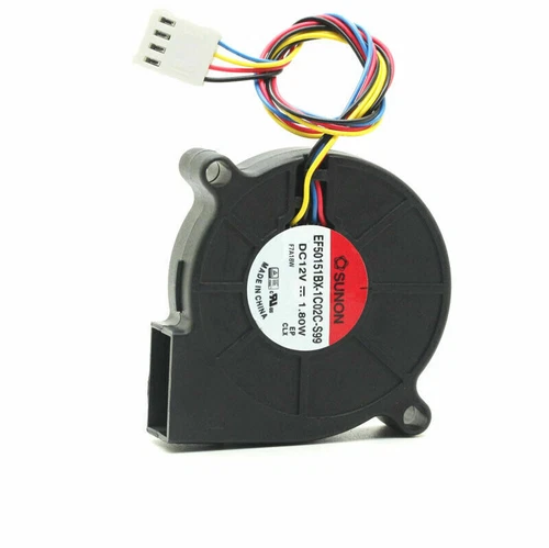SUNON EF50151BX-1C02C-S99 12V 1.80W 5015 4-Wire Turbo Cooling Fan