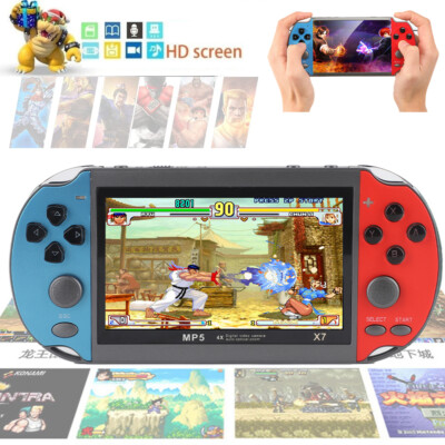 X7 8GB Handheld Spielkonsole 4.3'' MP5 Video Game Console Retro Kinder Geschenk