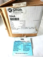 AO SMITH, 594A, 1075 RPM, 115V, REPLACES S88-777, D761, S88-211, *NEW IN BOX