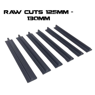 T-Gleis / T-Profillängen ca. 125mm - 130mm (diese T-Gleise sind Schruppschnitte)