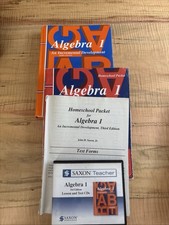 Saxon Algebra 1 (3rd Edition) SET Textbook, A...
