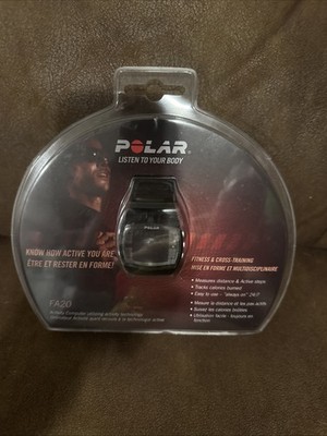 POLAR FA20 HEART RATE MONITOR FITNESS WATCH NEW SEALED IN PACKAGING.