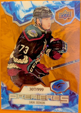 2021-22 Upper Deck Ice #186 Jan Jenik Rookie Ice Premieres /999