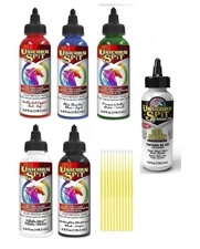 Unicorn SPiT Gel Stain & Glaze in One 4 oz. Bundles with Transforming Sparkling