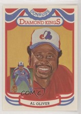 1984 Donruss Diamond Kings Al Oliver (Perez-Steel on Back) #9 qp4