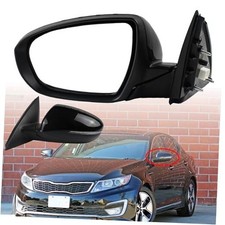 Door Mirror Compatible with 2011 2012 2013 Kia Optima Left Driver Side Black