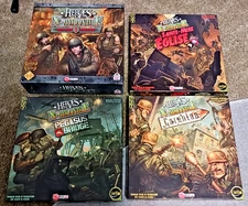 Heroes of Normandie Big Red ONE Board Game Carentan, Pegasus Bridge, St-Mere