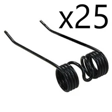 103012 Set of 25 Round Baler Teeth Fits Case/International & New Idea 3450 3650