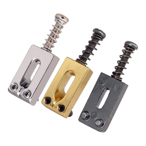 1 x selles de pont guitare trémolo 10,5 mm selles pont noir guitares