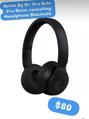 Beats by Dr. Dre Solo Pro noise, cancellation Wireless Bluetooth headphones 