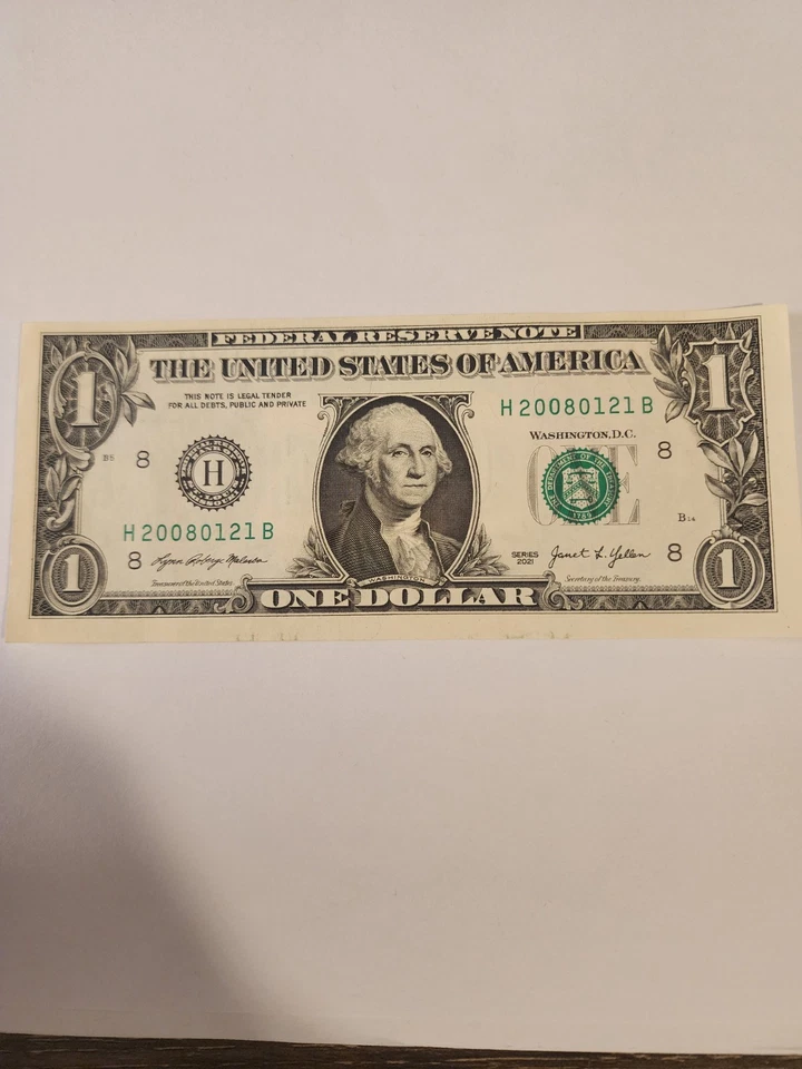 Birthday/Anniversary Note Jan/21/2008 One Dollar Bill - Image 3 of 4