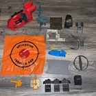 Vintage GI Joe Accessory Lot Cobra Rat Weapons Crane Condor Landing Pad Etc