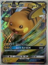 Raichu GX SM213 Promo Holo Rare Near Mint Con...