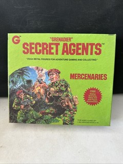 MINIATURE GRANATIERI #3002 AGENTI SEGRETI MERCENARI 1983 non dipinto