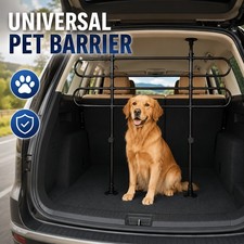 Dog Car Barrier Adjustable Pet Safety Gate SUV Wagon Van Cargo Divider 85-150cm