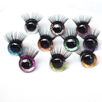#ad 20pcs lot Toy Eyes Eyelash Hard Washer DIY Doll Eyes Toy Accessories Eyes $67.83