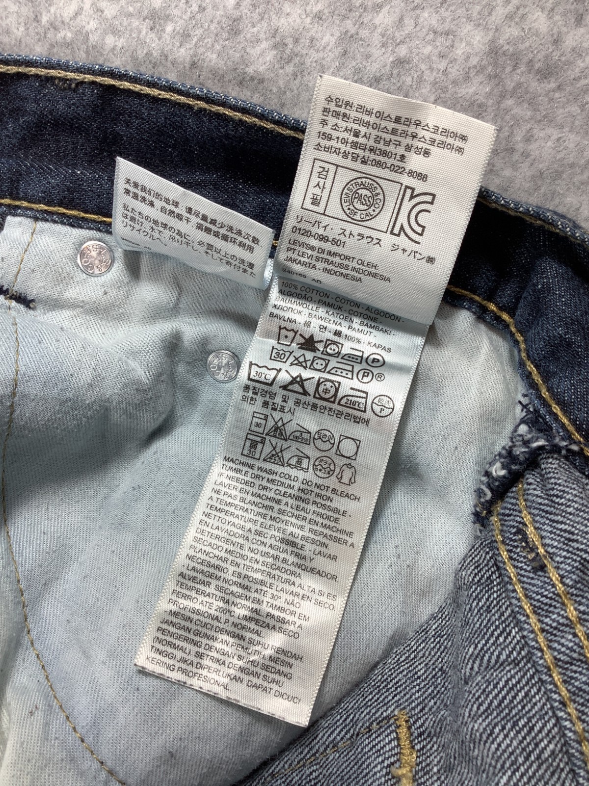 Levi's 559 Jeans Dark Blue Relaxed Straight W40 L32 Sku 186 image 6