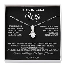 To My Wife Necklace, Gift For Wife, Anniversary Gift For Wife, Necklace For Wife
