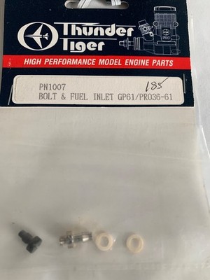Thunder Tiger Engines Bolt & Fuel Inlet  GP61 & Pro 36-61 #PN1007 New Old Stock