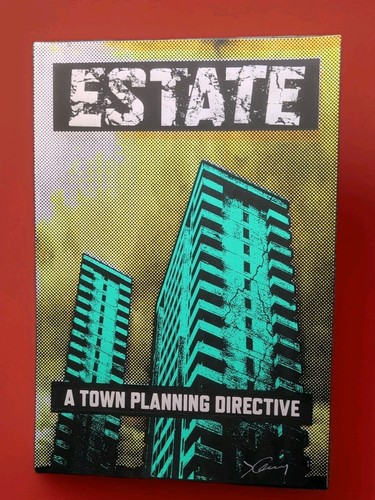 Estate A Town Planning Directive By James Jimmy Cauty Signed HP Serigraph OOAK - Picture 4 of 9